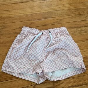 H&M Pink Patterned Men's Swim Shorts